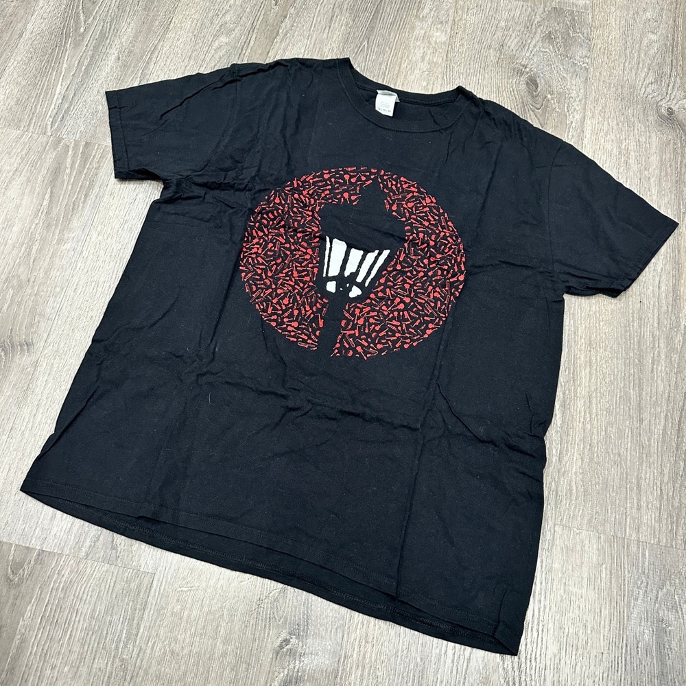 Streetlight Manifesto Band T-Shirt Mens XL Black Graphic Ska Punk Gildan Tee